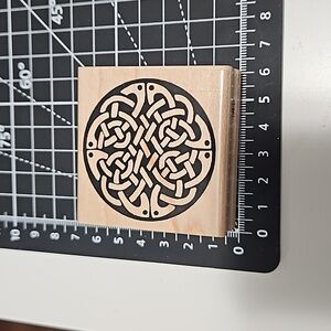 Celtics Circle of Knots rubber stamp